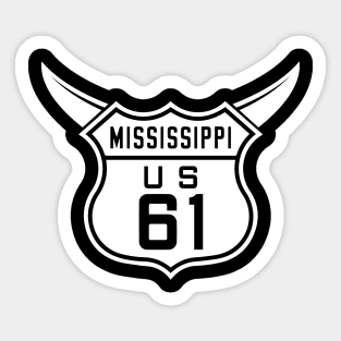 Devil's Highway 61 - Crossroads Sticker